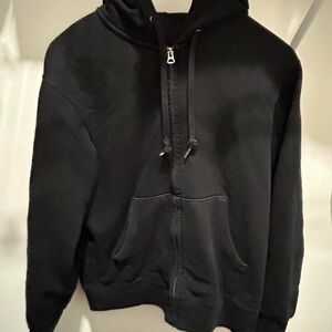 Uniqlo Black Zip-Up Jacket - Size S